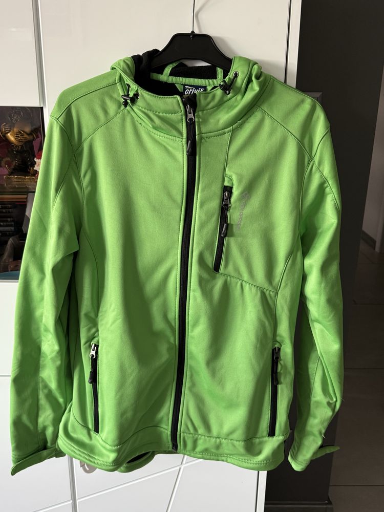 Kurtka softshell zielona nowa