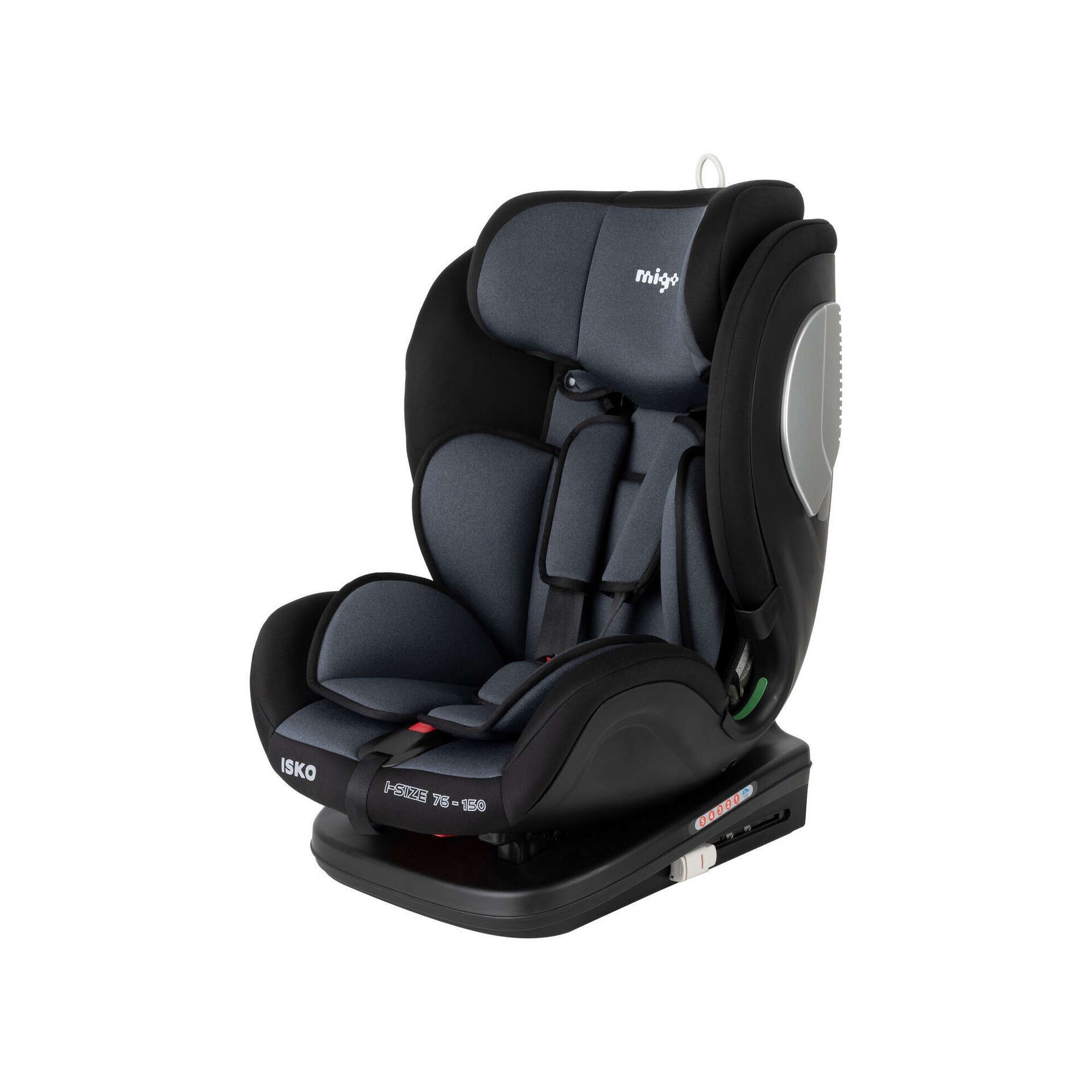 Cadeira Auto I-Size 76-150cm Isofix Isko Preta
Migo