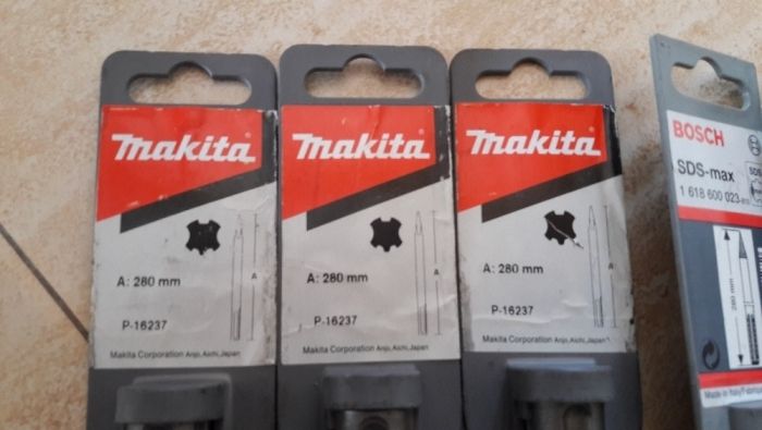 Grot szpic, dłuto ostre Makita, Bosch