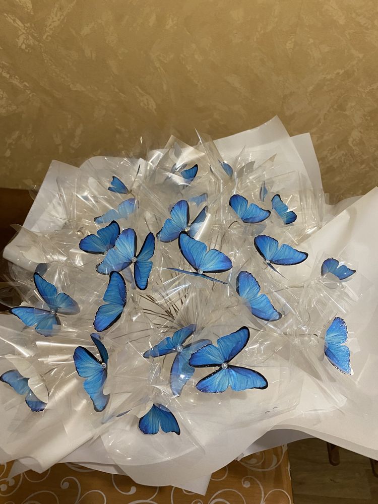 Букеты из бабочек