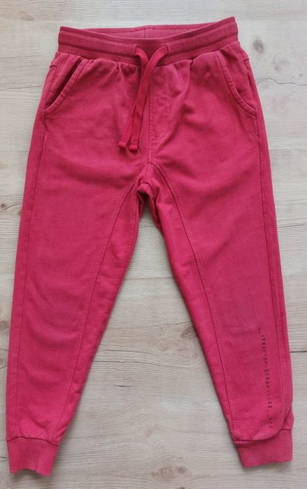 Spodnie dresowe 122 Coccodrillo czerwone jogger