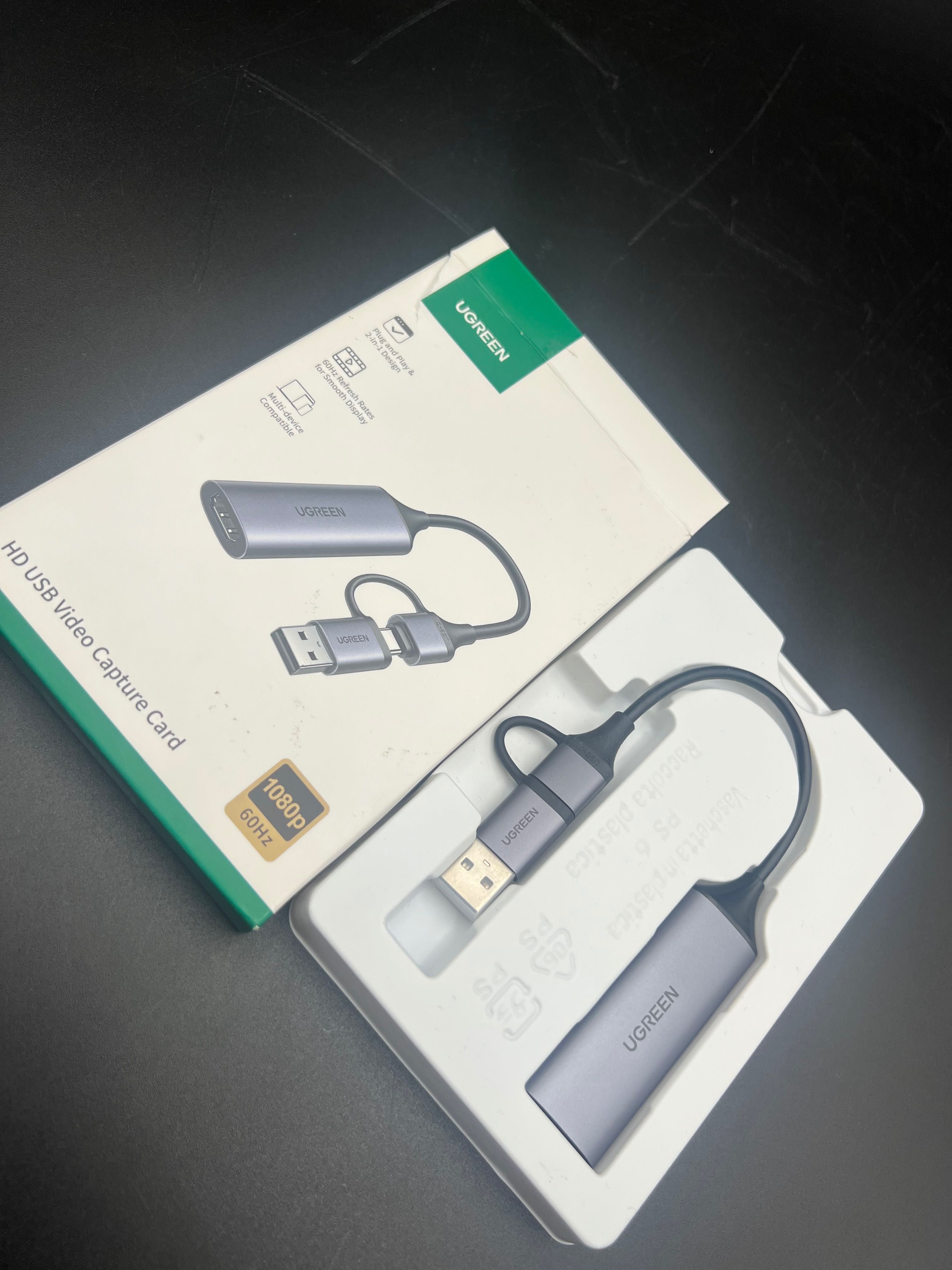 Karta port Ugreen USB-A, usb-C hd USB video