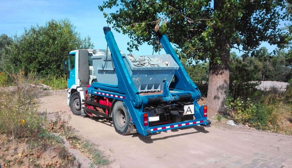 Mulda Wywóz gruzu Transport Mulda kontener na odpady ROZBIÓRKI