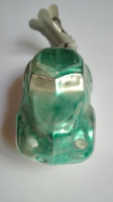 Модель машинка СССР елочная игрушка на прищепе стекло старая