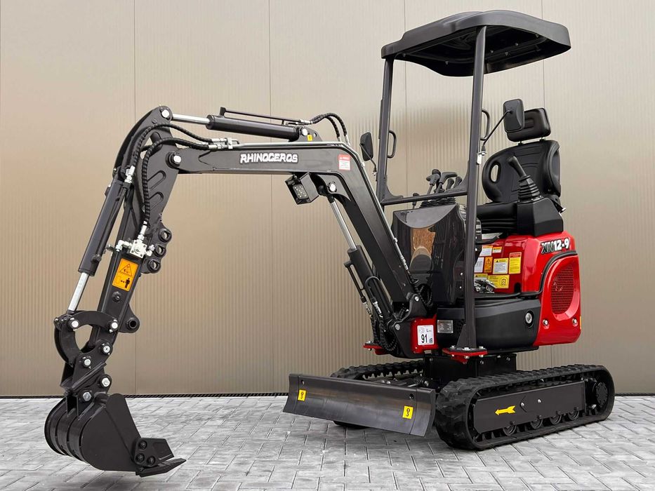 MINI GIRATORIA XN12.9 RHINOCEROS 1200KG Motor Kubota