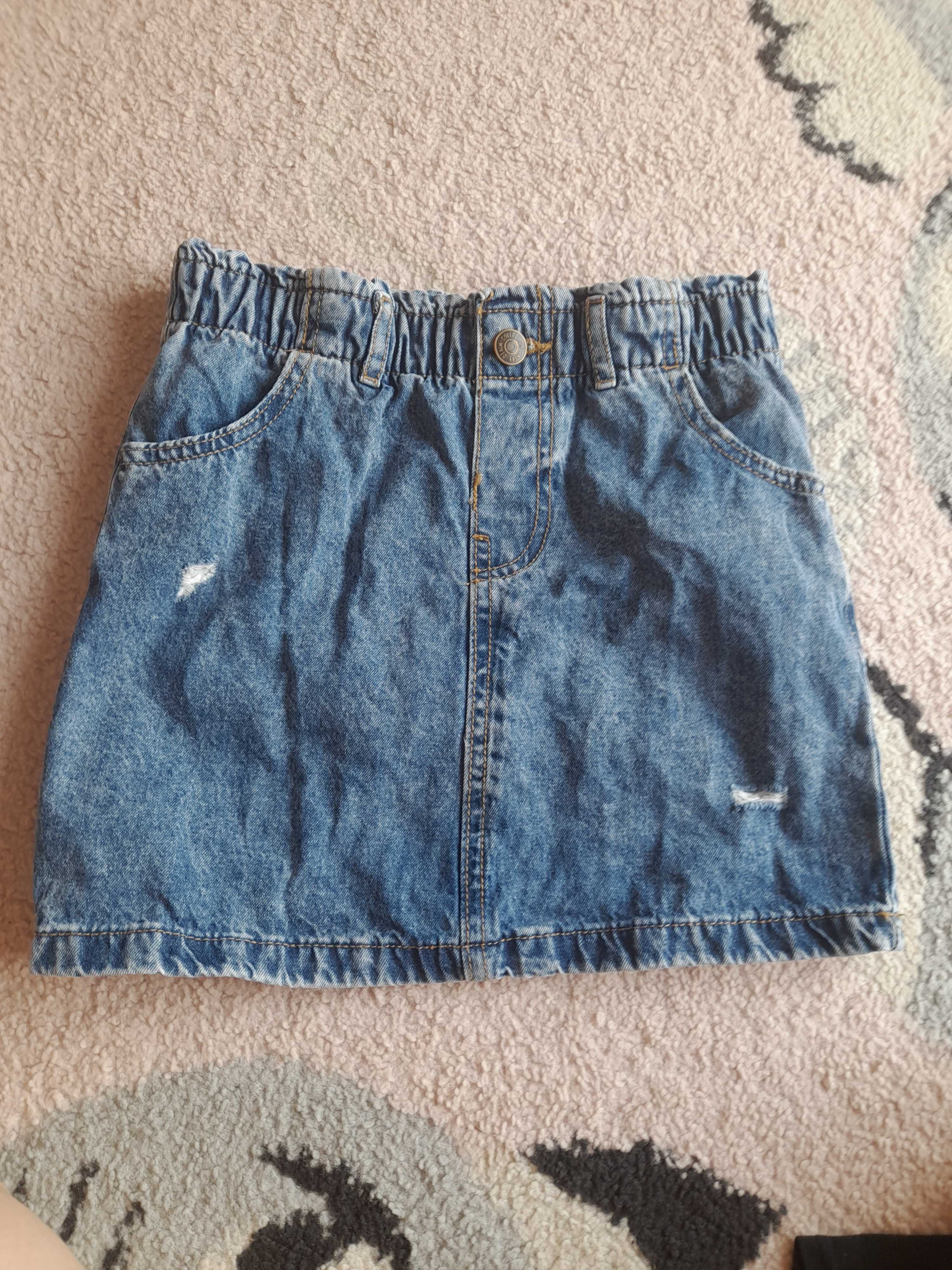 Spódnica dla dziewczynki 134, jeans