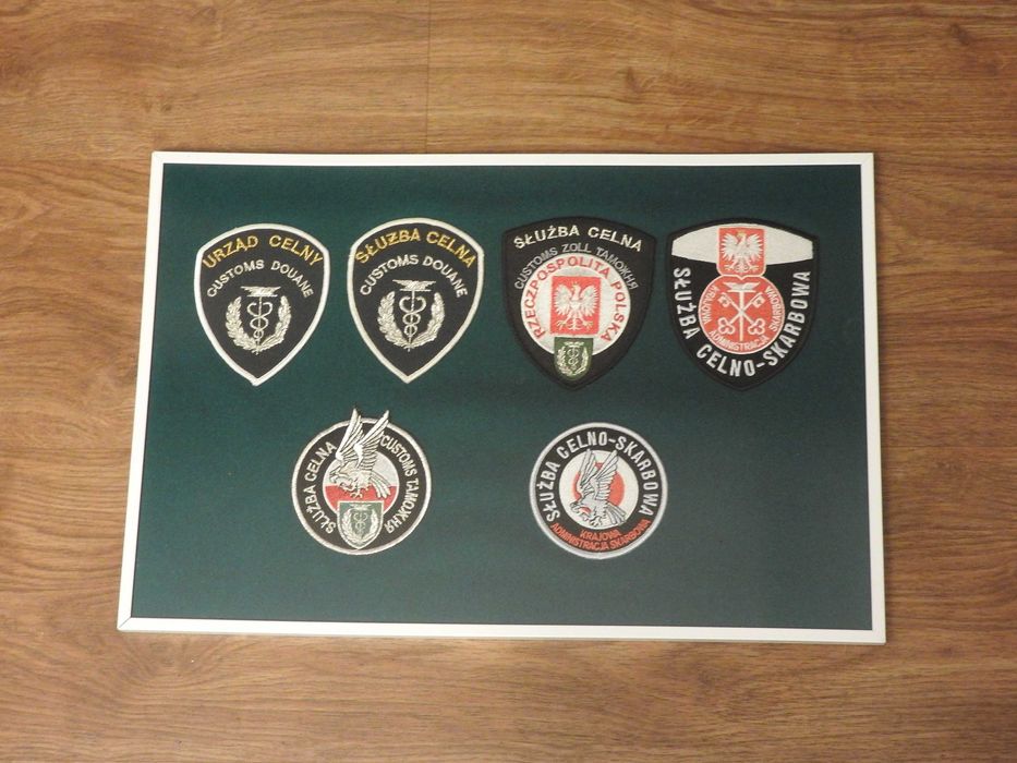 Tablo - naszywki Urząd Celny / Służba Celna / Służba Celno-Skarbowa