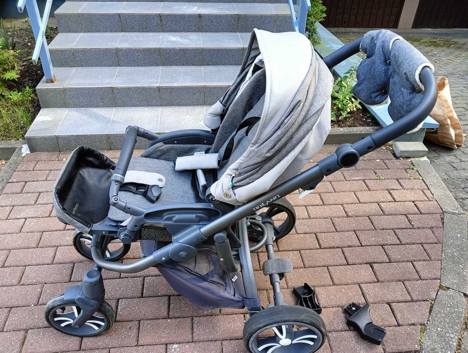 Bebetto Holland 3w1 , komplet z adapterami i nosidełkiem Maxi Cosi