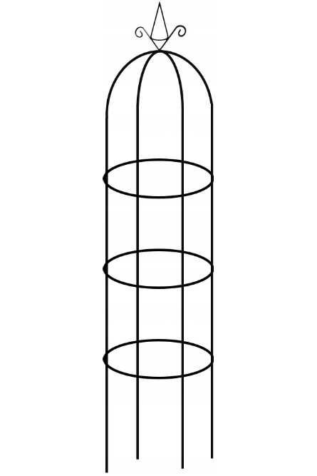 Zestaw Pergola ogrodowa kolumnowa słupek kolumna na kwiaty 190cm! NOWA