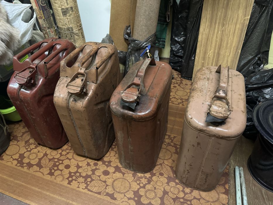 Канистры советского качества металлические, 20л, 10л алюминиевые