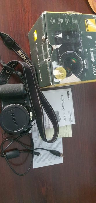 Фотоапарат Nikon COOLPIX L340 20 мП. 28 кратний зум.