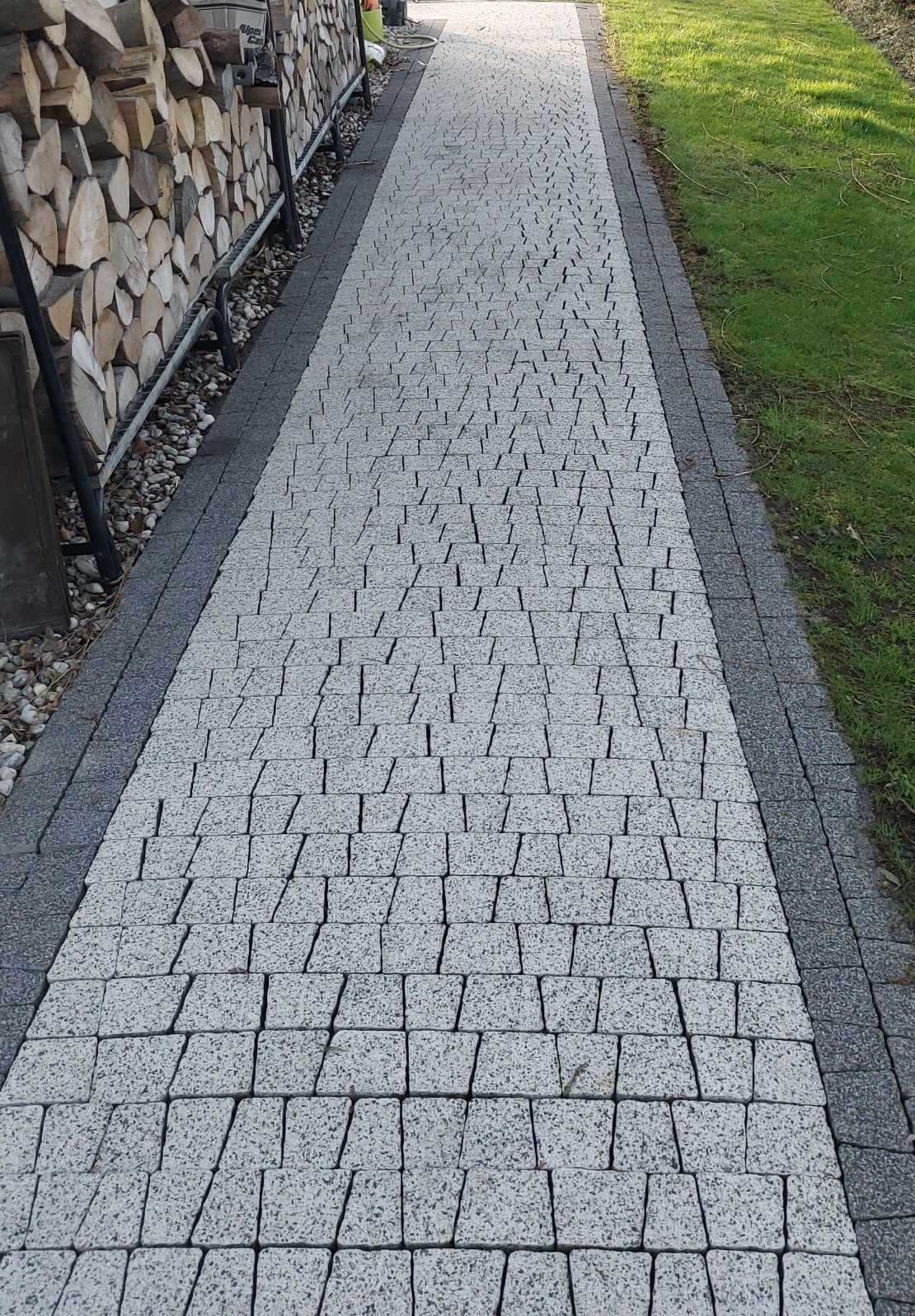 Mycie kostki brukowej, ogrodzeń, elewacji itp.