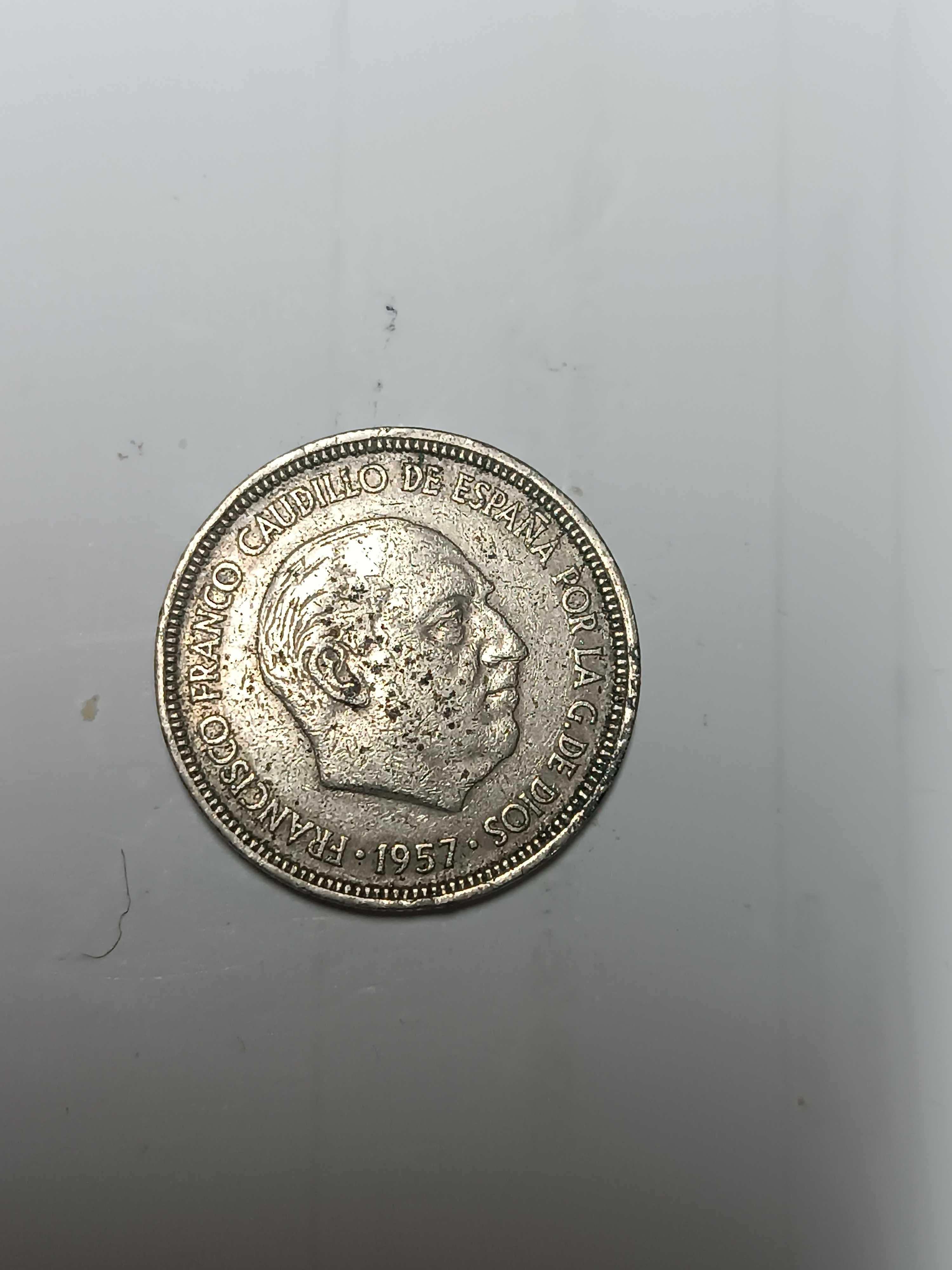 Moeda 5 presetas 1957
