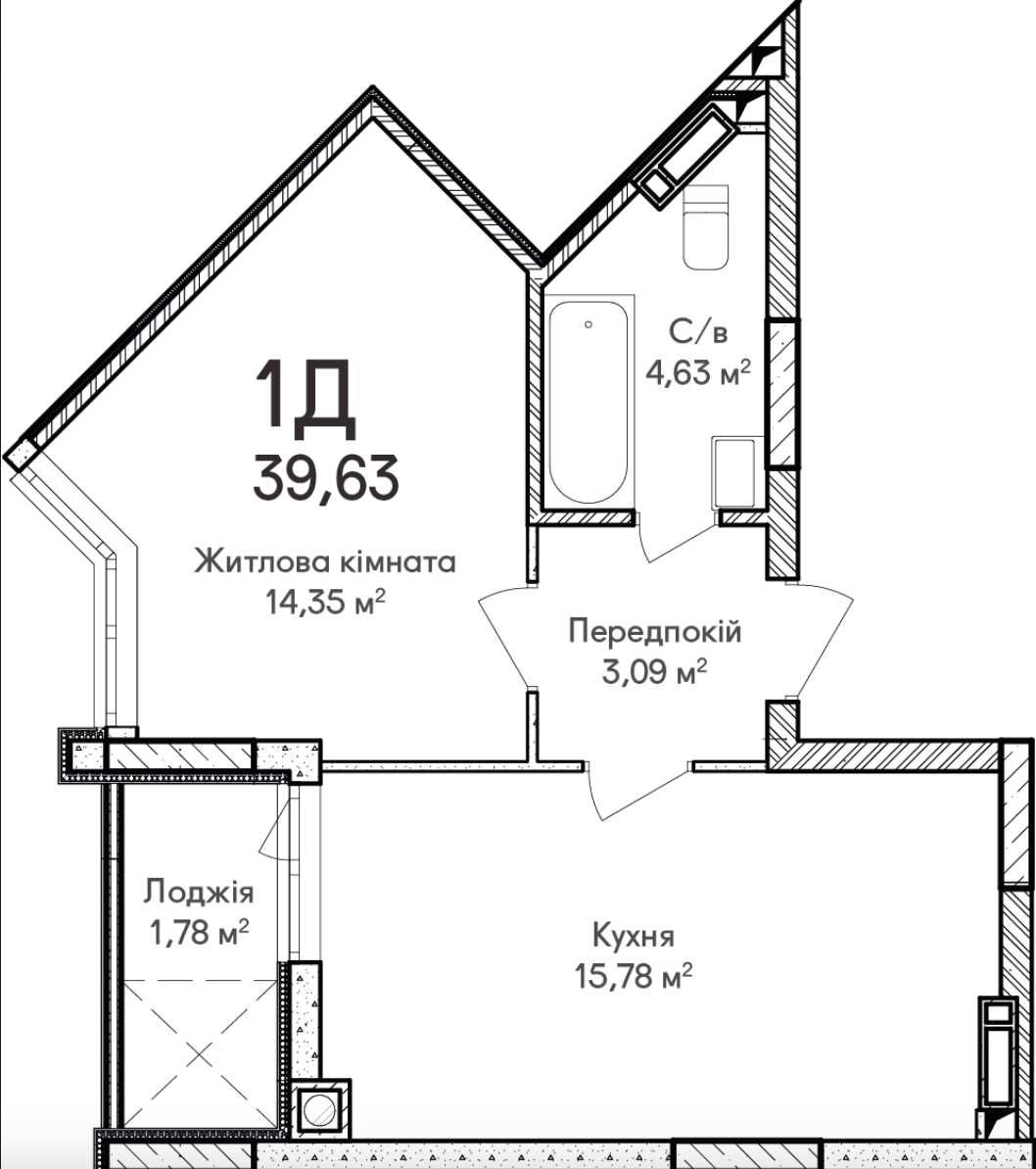 Останні квартири у будинку під інвестицію