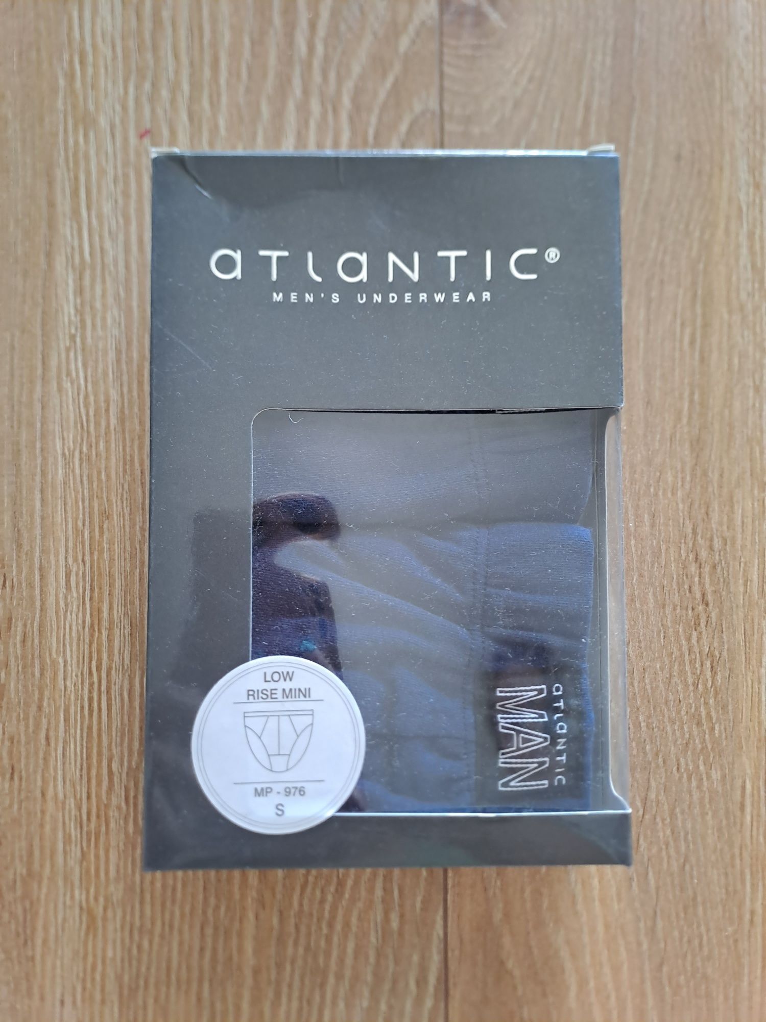 2+1 Slipy męskie Atlantic, rozmiar S, 2PACK, low rise mini