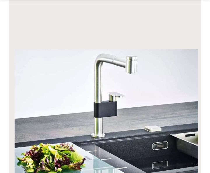 Кухонний змішувачч з виносним виливом фірми Franke