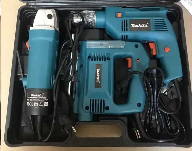 Якістний набір інструментів з насадками від makita у зручному кейсі