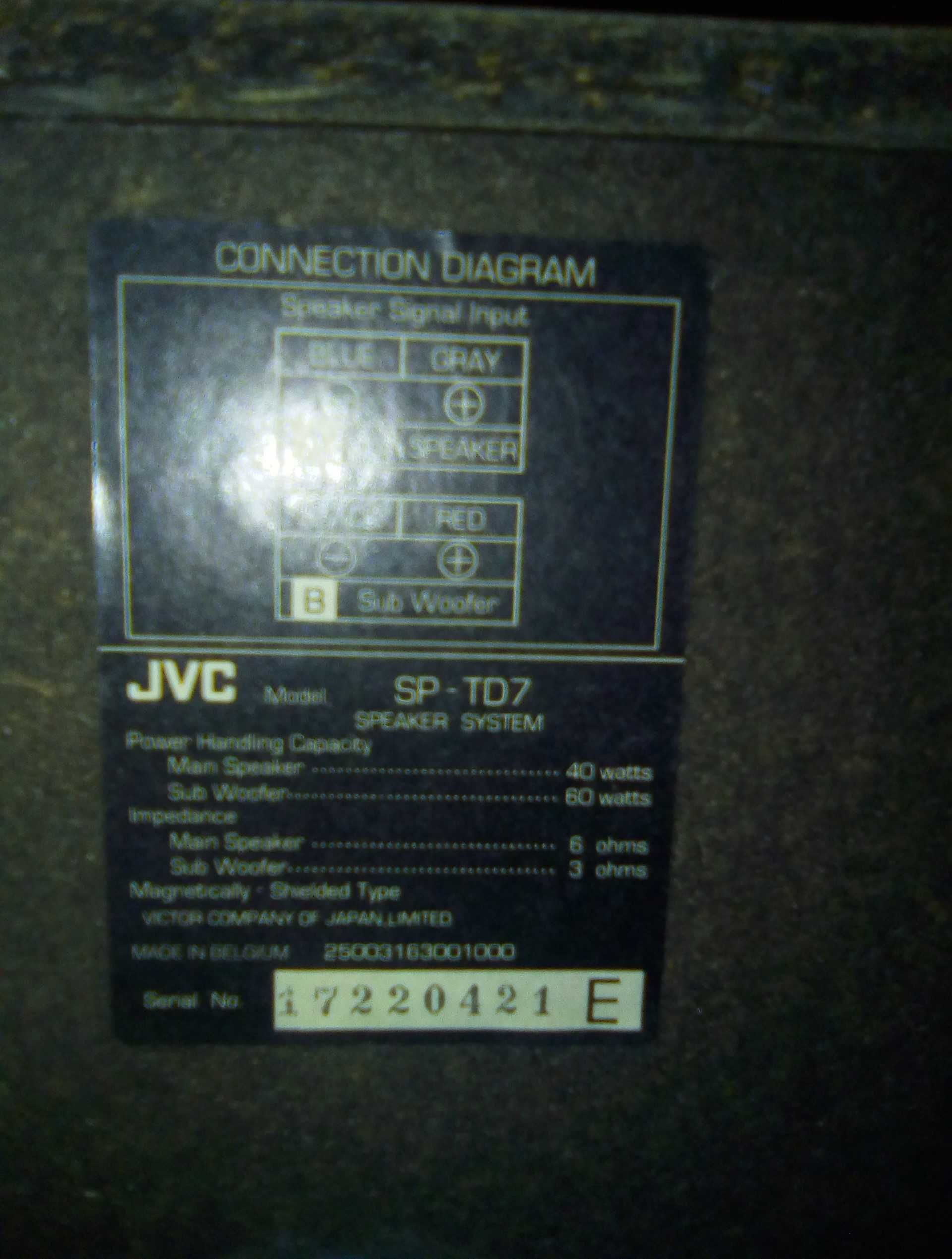 JVC EX-TD 77 R Комплект