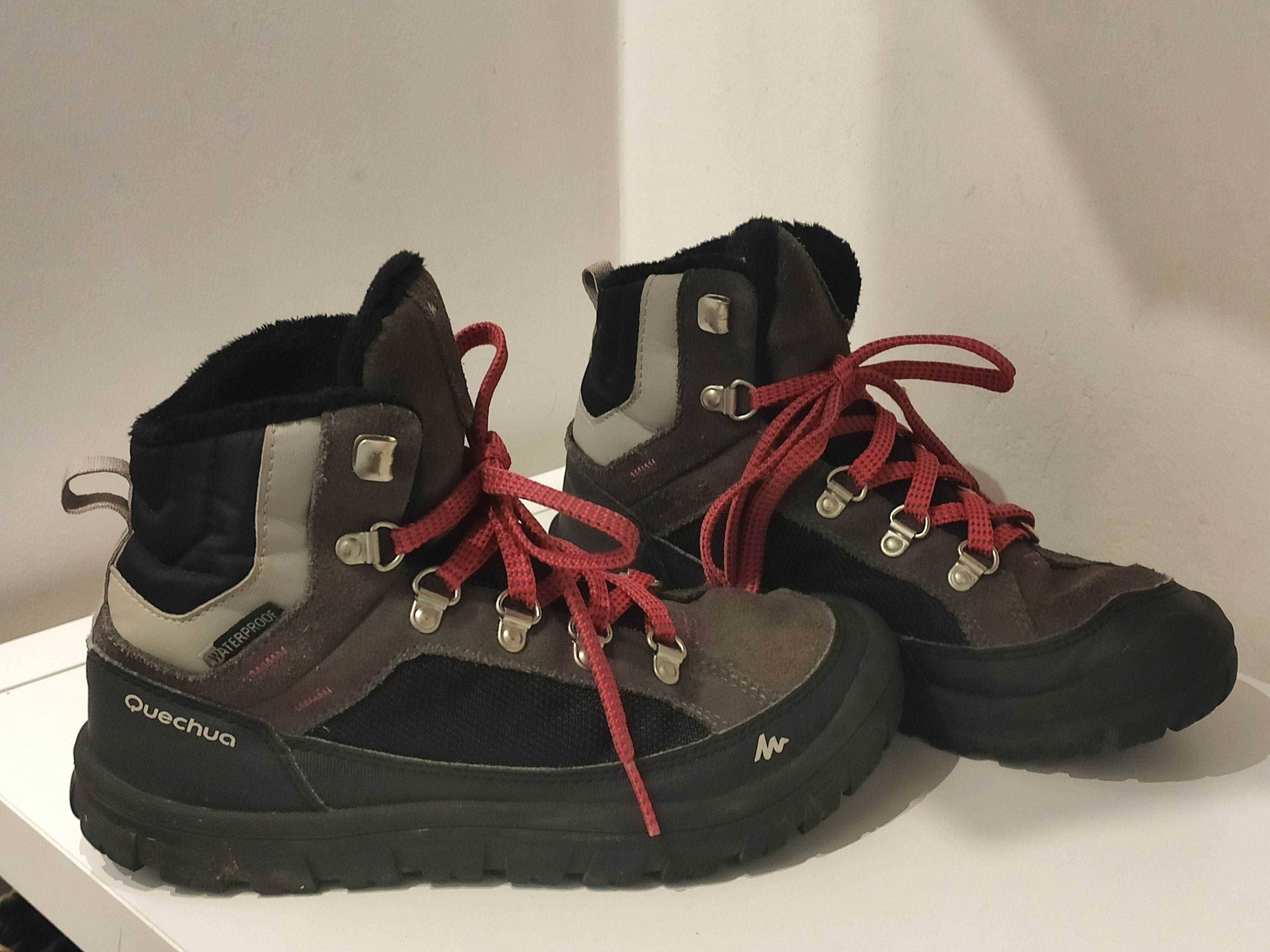 Buty zimowe dziecięce Quechua Decatchlon r. 32