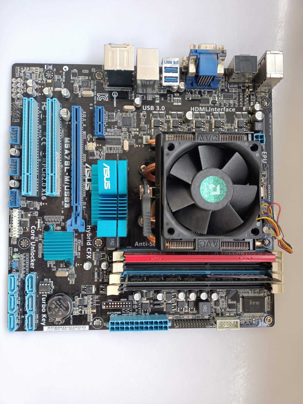 Продам проц AMD FX-6350 плюс мать M5A78L-M-PLUS-USB3