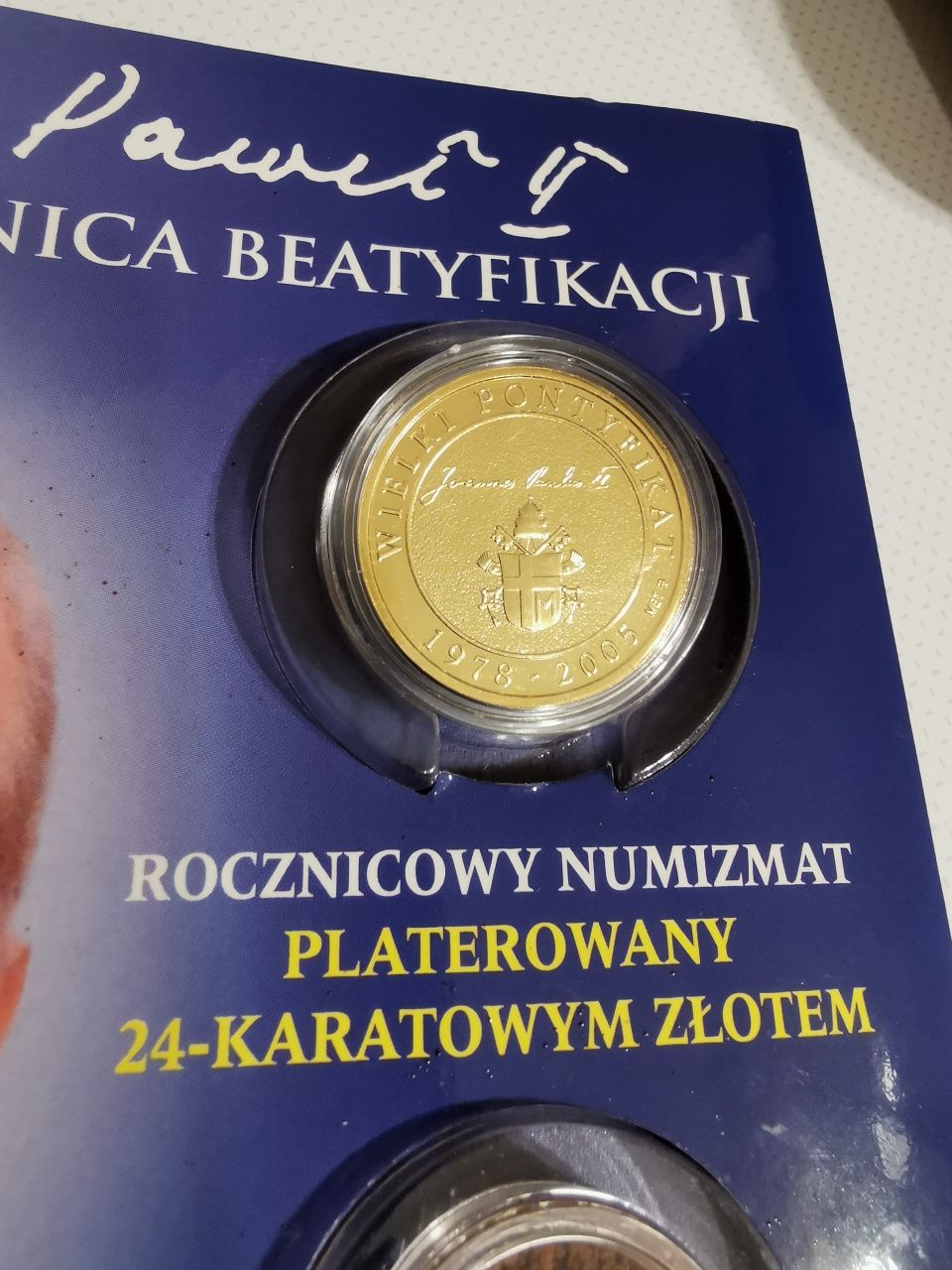 Jan Paweł II medal oraz Numizmat wysyłka w cenie