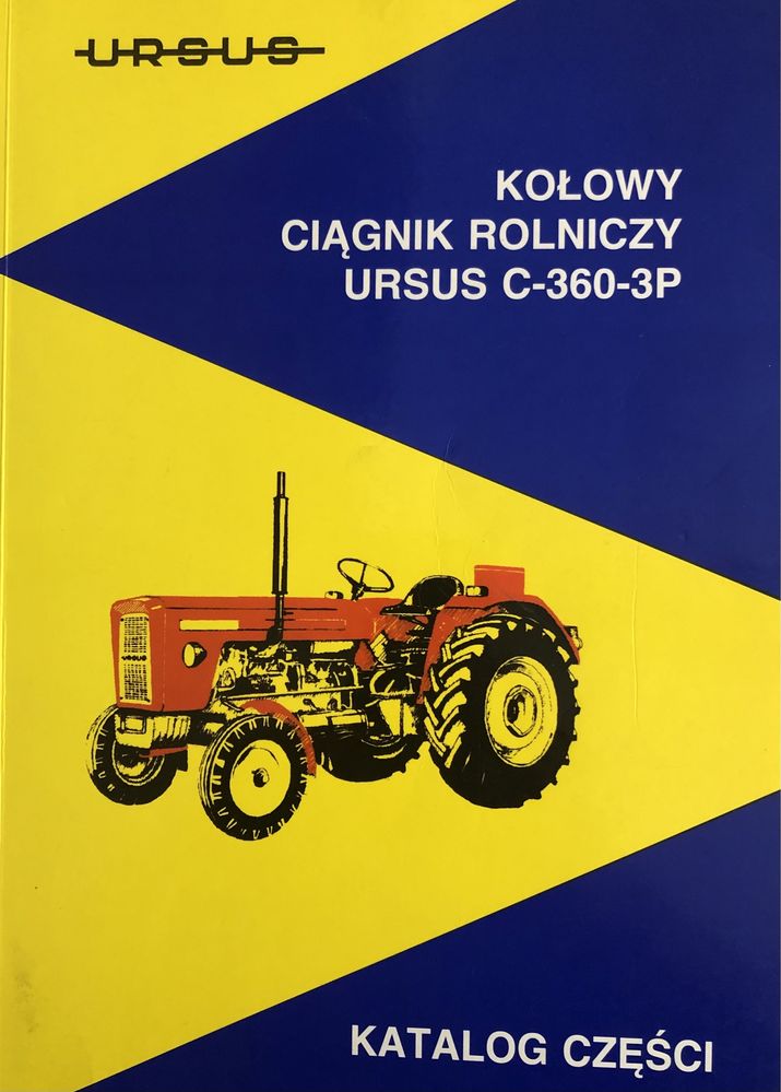 Ursus C360-3P Katalog części zamiennych. Książka.