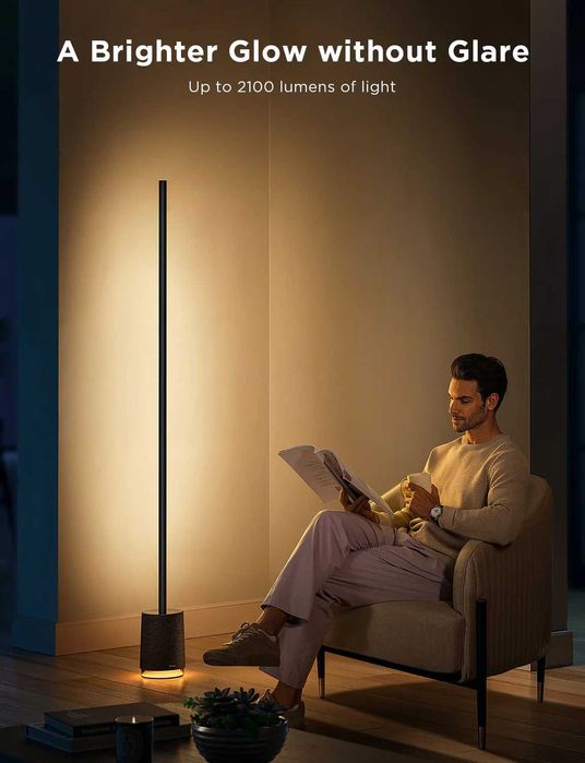 Розумна лампа/торшер з колонкою Govee Floor Lamp Pro (Чорний колір)