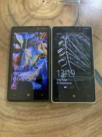 Телефон Nokia lumia 820 black , white
