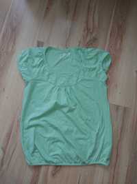 Bluzka bawełniana Bhs 38 M zielona koszulka