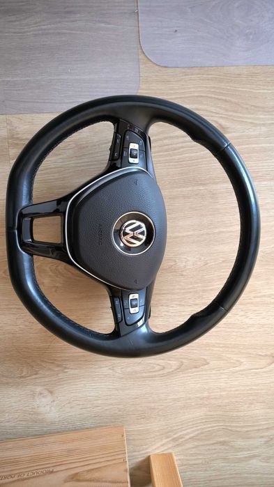 Volante VW Golf VII 7 Passat B8, patilhas e comando (2013-20) + Airbag