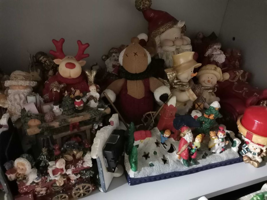 Peças decorativas de Natal