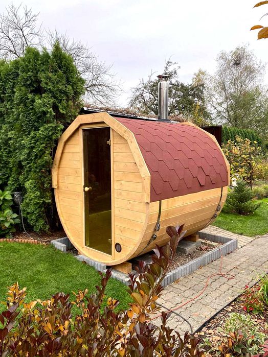 Sauna ogrodowa 2x2 Z PIECEM W ZESTAWIE!