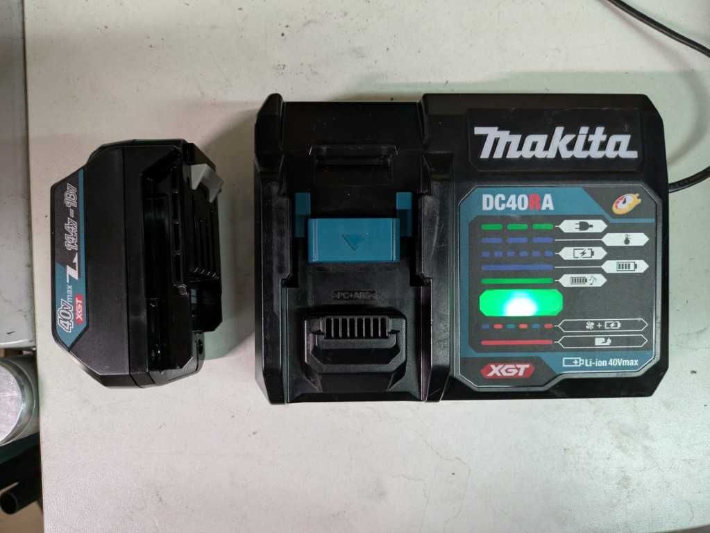Makita XGT 40V carregador com adaptador LXT 18V