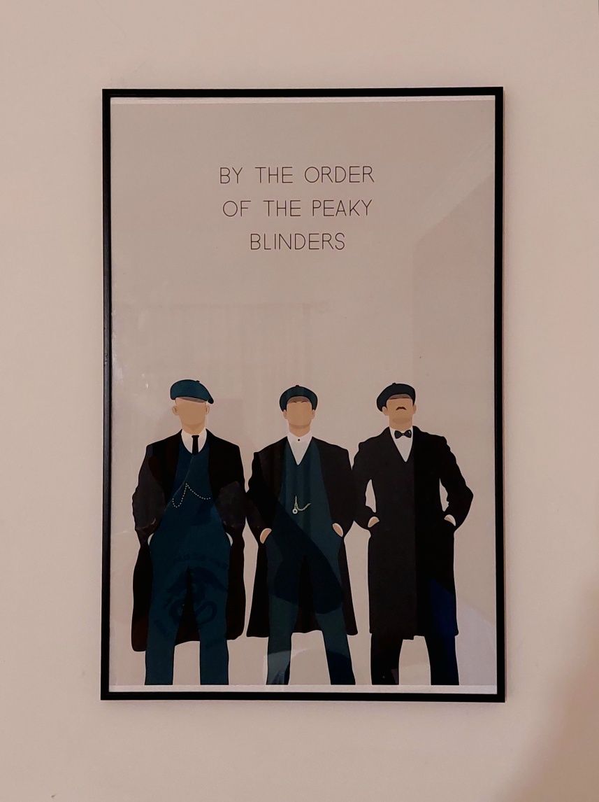 Quadro Peaky Blinders- ilustração Original