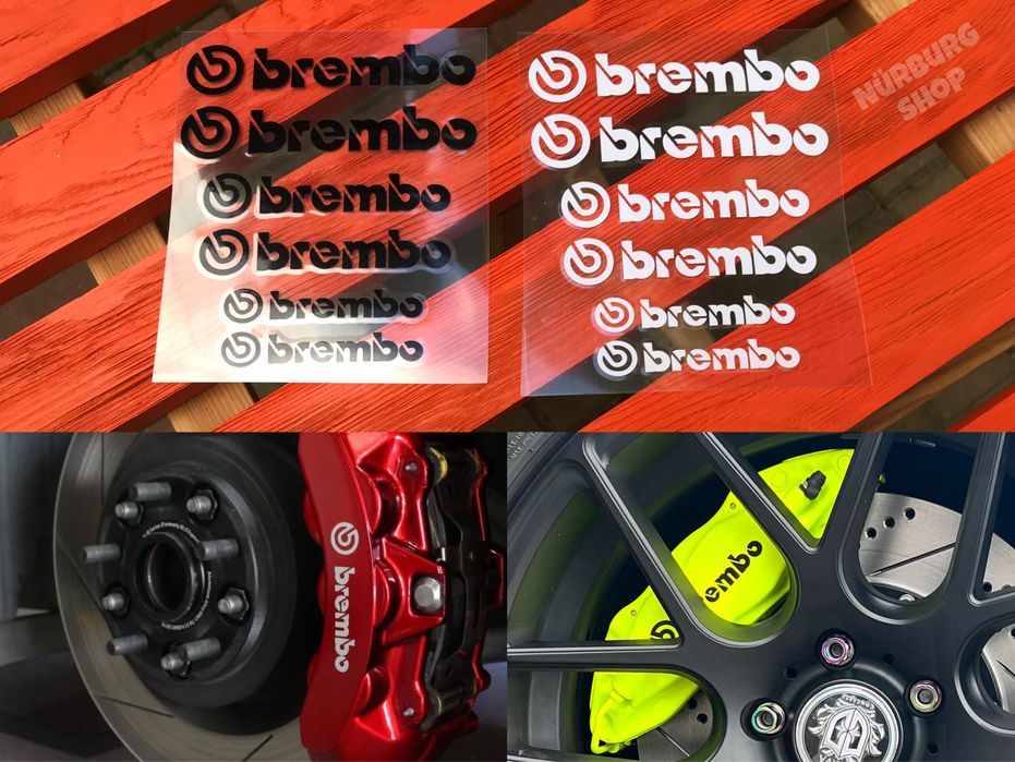 Наклейки на тормозные суппорта Brembo Брембо на тормоза