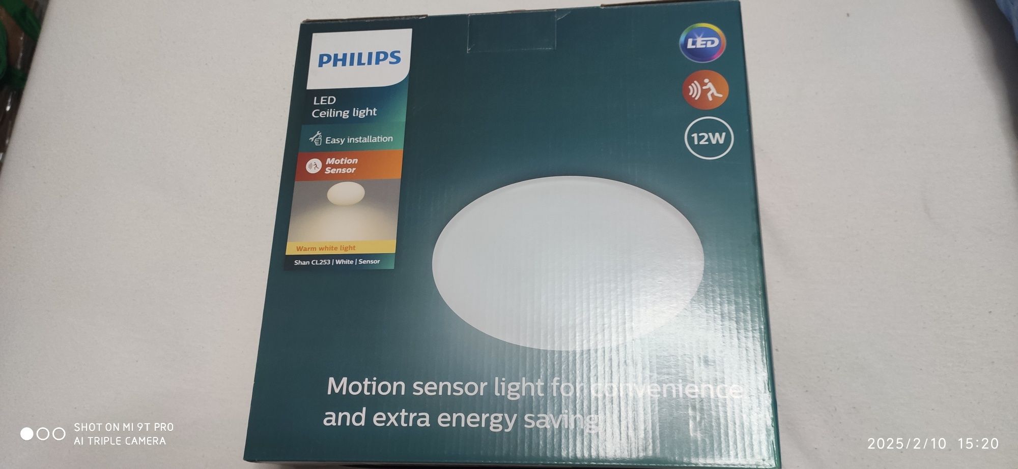 lampa LED sensor