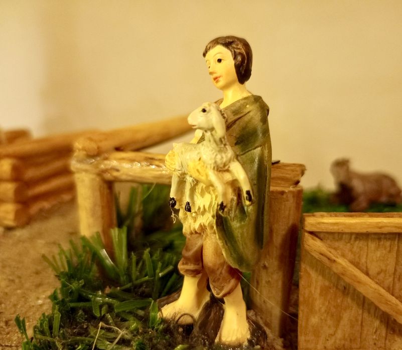 Szopka bożonarodzeniowa .Rękodzieło