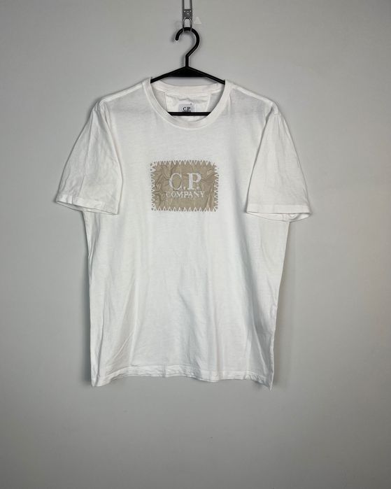 Koszulka CP Company Big Logo White