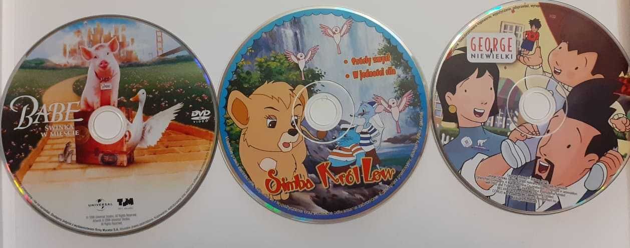 3 filmy George Niewielki, Simba Król Lew i Babe- Świnka w mieście