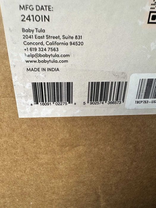 Canguru Tula Free-to-Grow, para bebés com peso entre os 3 e os 20 kg.