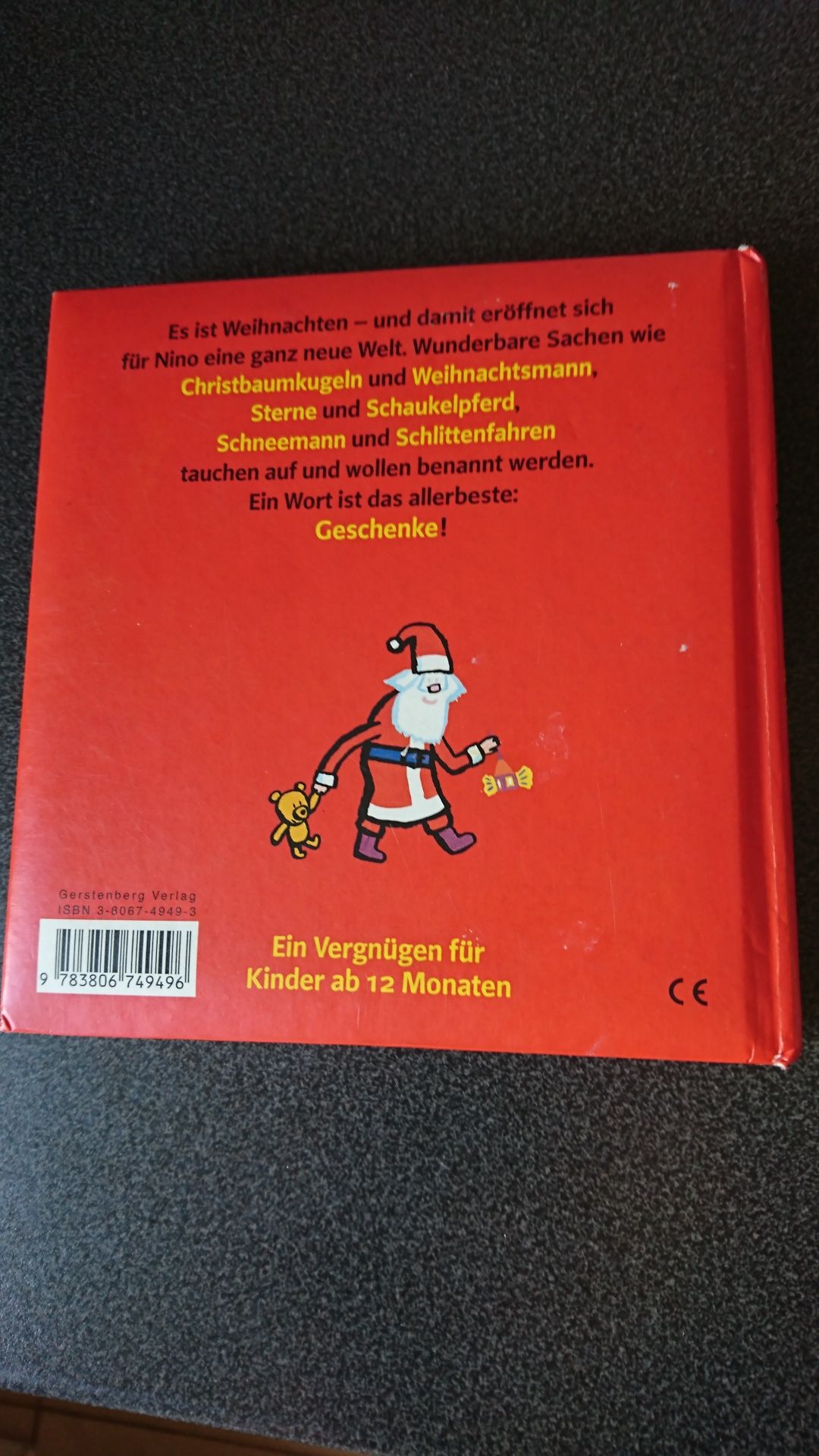 książka Frohliche Weihnachten, Nino! dla dziecka w języku niemieckim
