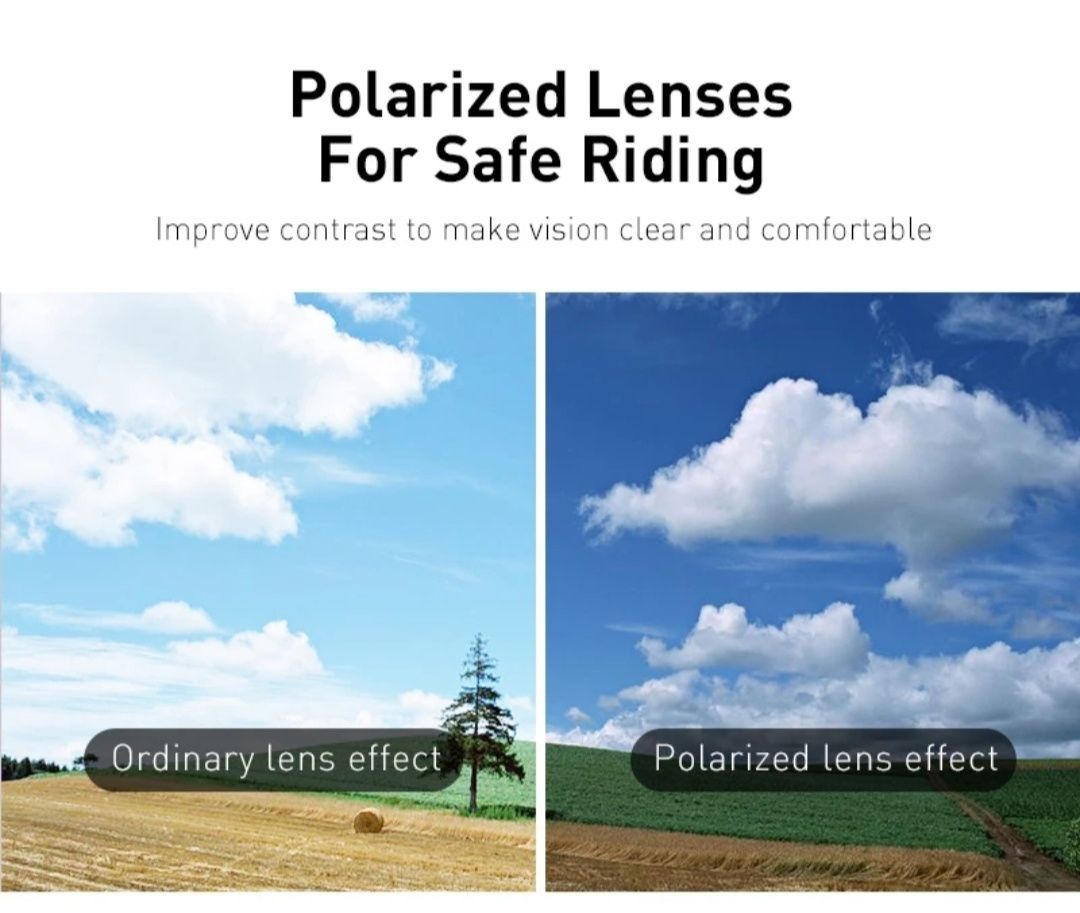Óculos de sol polarizados ciclismo mtb