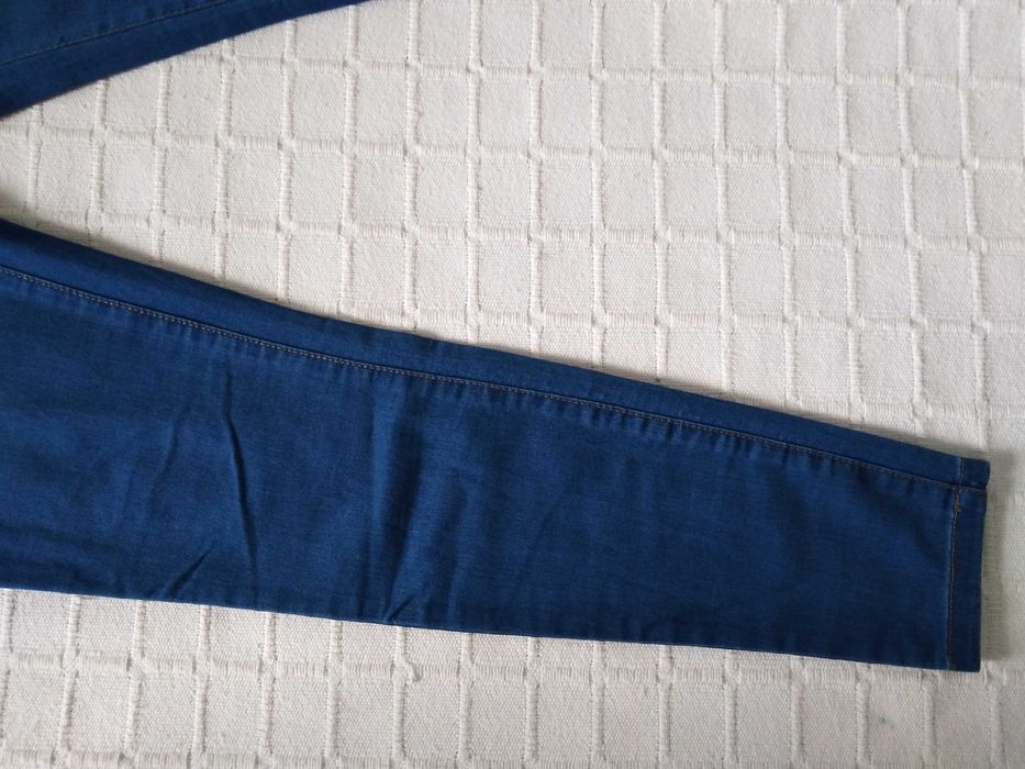 Calças Ganga Elásticas Azuis Denim Co. 40