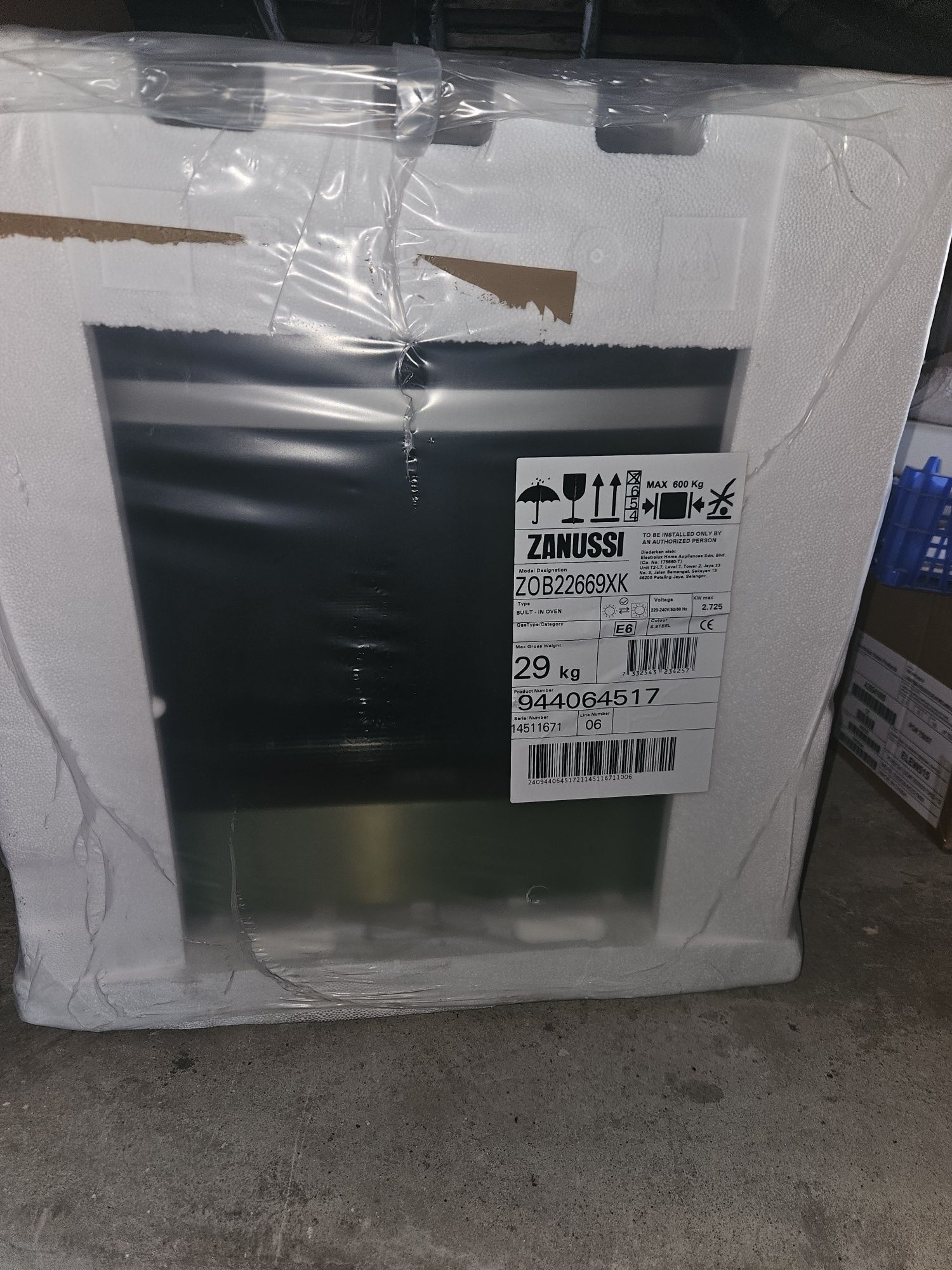 Sprzedaż nowej pralki electrolux oraz piekarnik zanussi