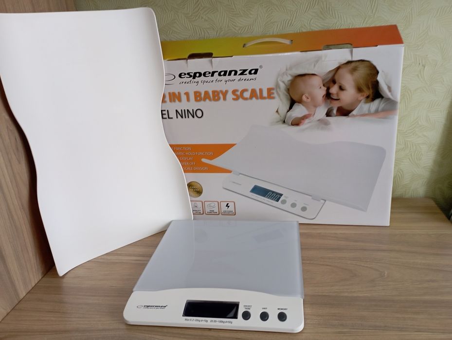 Ваги електронні для немовлят та дітей 2в1