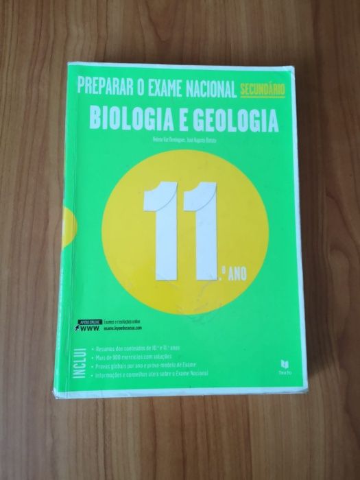 Livro Preparação Exame Biologia e Geologia - 11º Ano