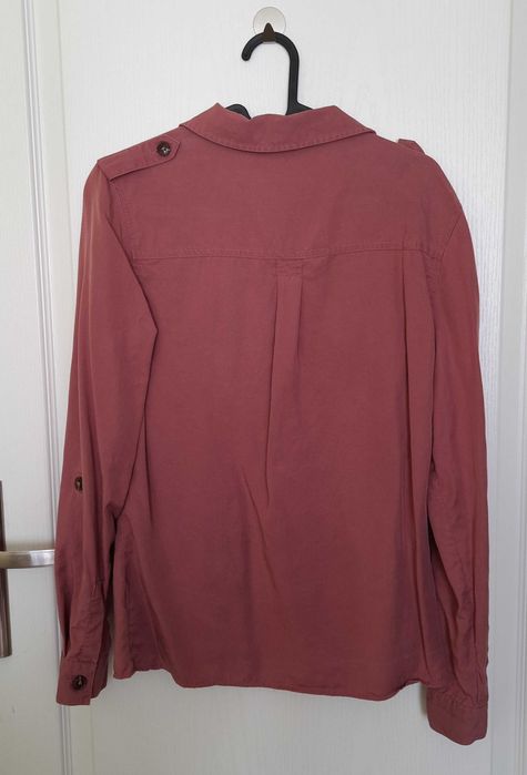 Rozpinana koszula różowa F&F 34 XS 100% lyocell tencel