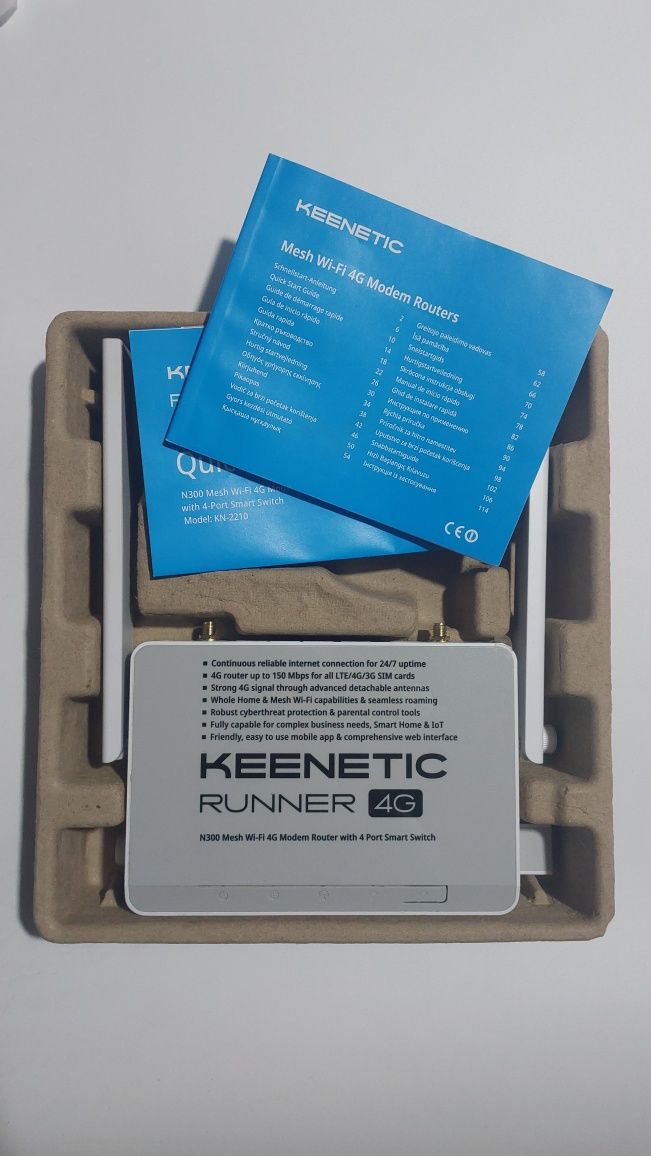 Маршрутизатор Keenetic Runner 4G (KN-2210)