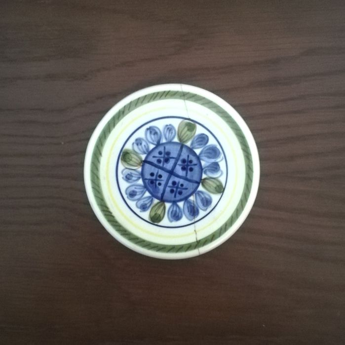 Caixa guarda jóias vintage, pintado à mão