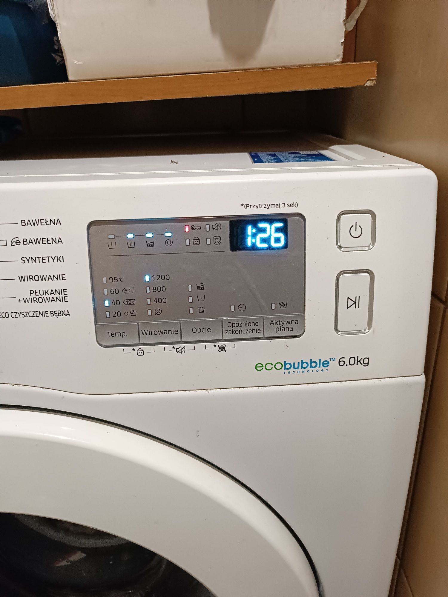 Pralka Samsung eco bubble 6kg/1200obr